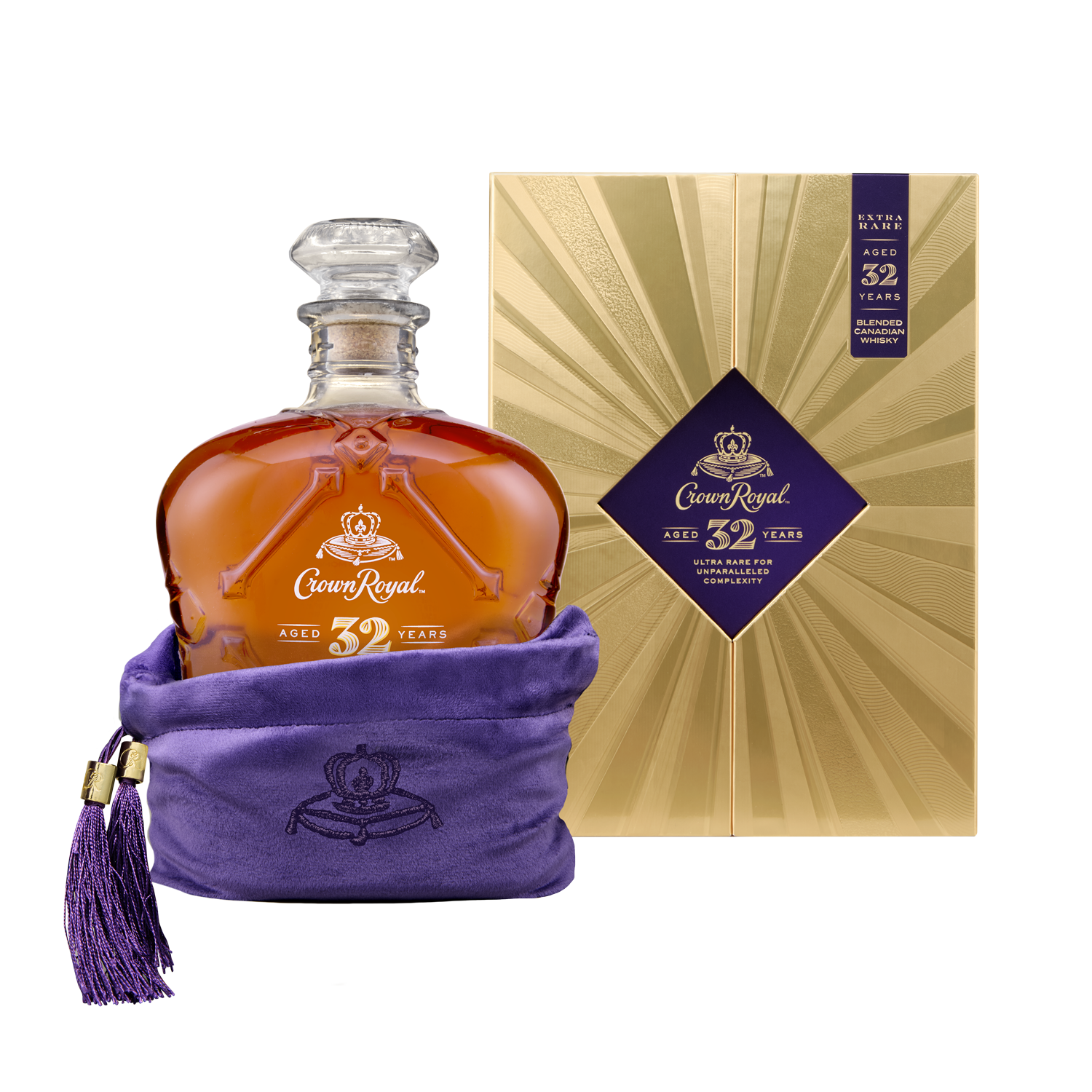 Crown Royal Aged 32 Years Extra Rare Blended Canadian Whisky | The