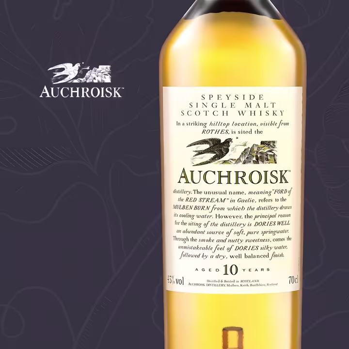Auchroisk 10 Year Old close up