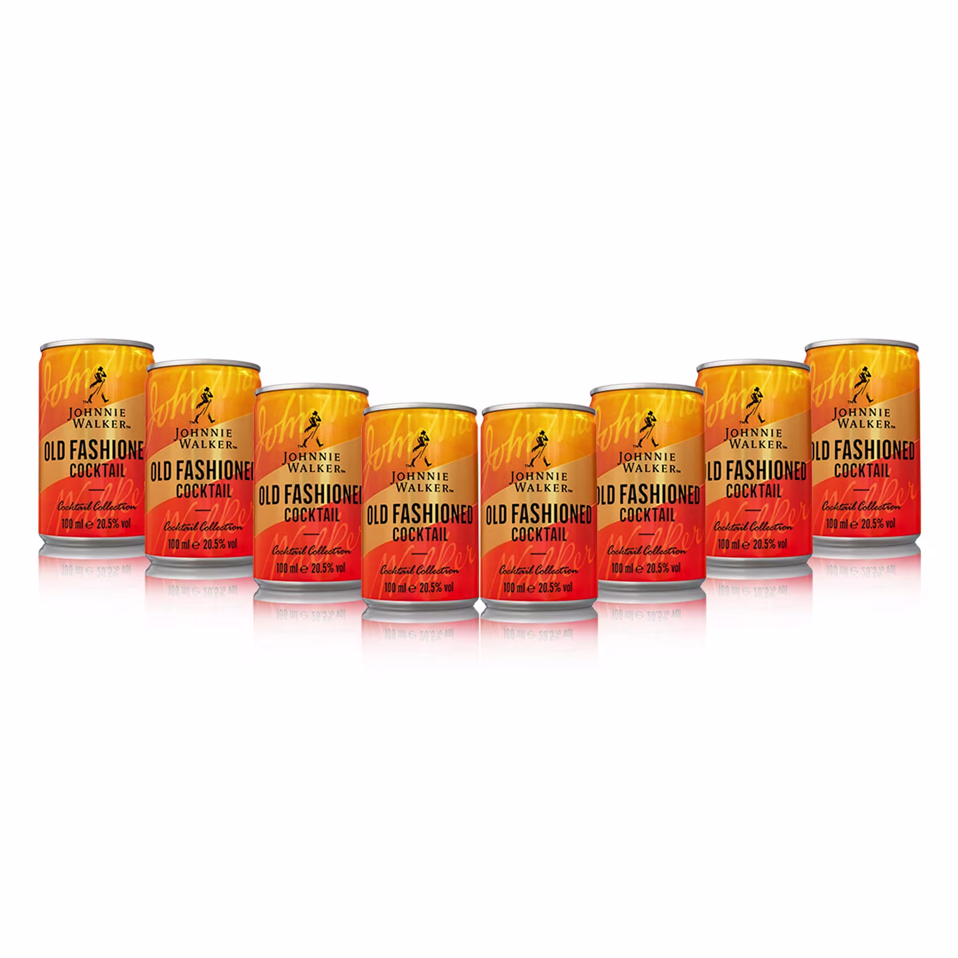 Johnnie Walker Old Fashioned Cocktail Cans, 8 x 100ml
