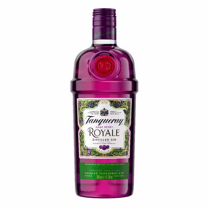 Gin Tanqueray Royale Dark Berry Botella 700ml Frente