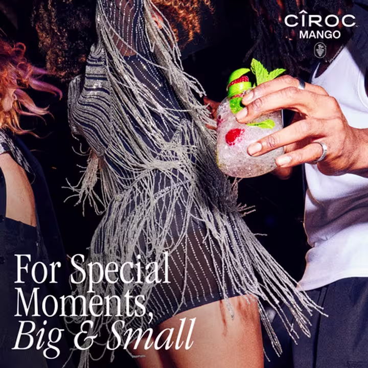 Cîroc Mango -"For special moments, big and small"