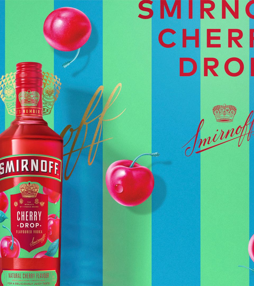 smirnoff cherry drop banner