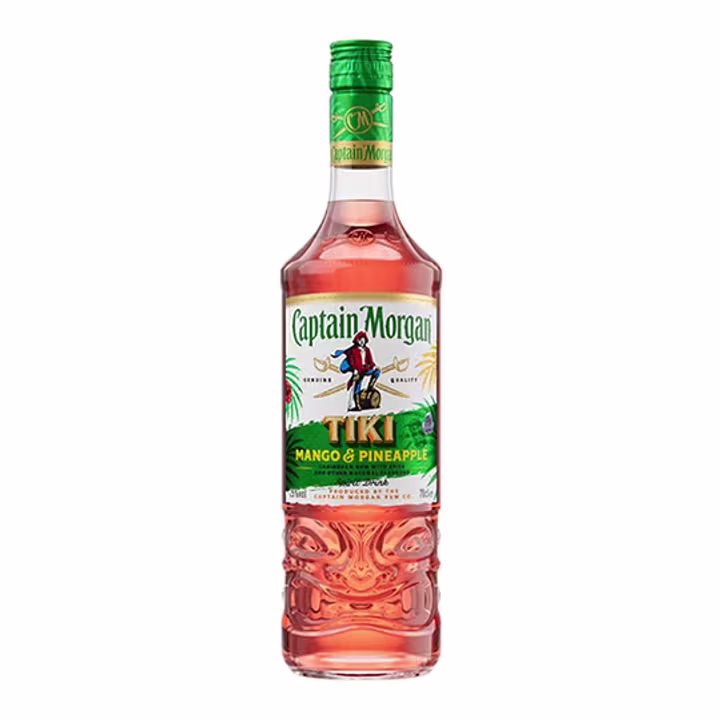 Captain Morgan Tiki Pineapple & Mango Spirit Drink, 0.7L Front