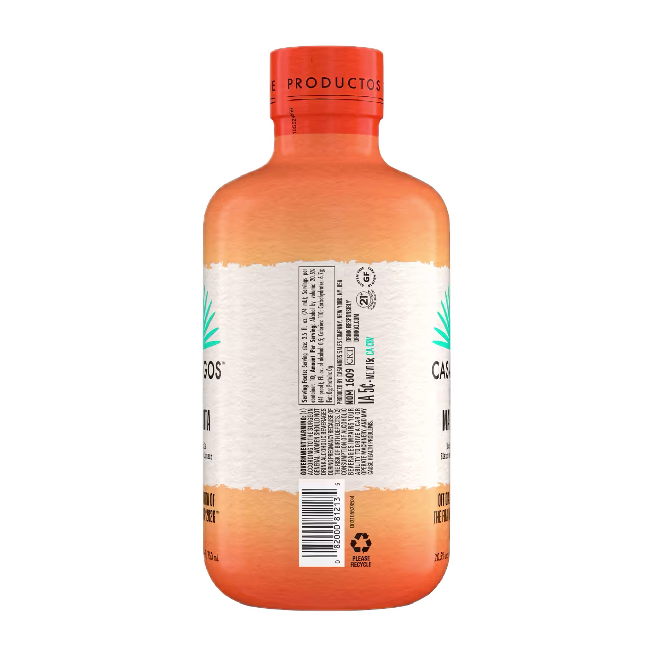 Casamigos Spicy Margarita FIFA Left 750ml