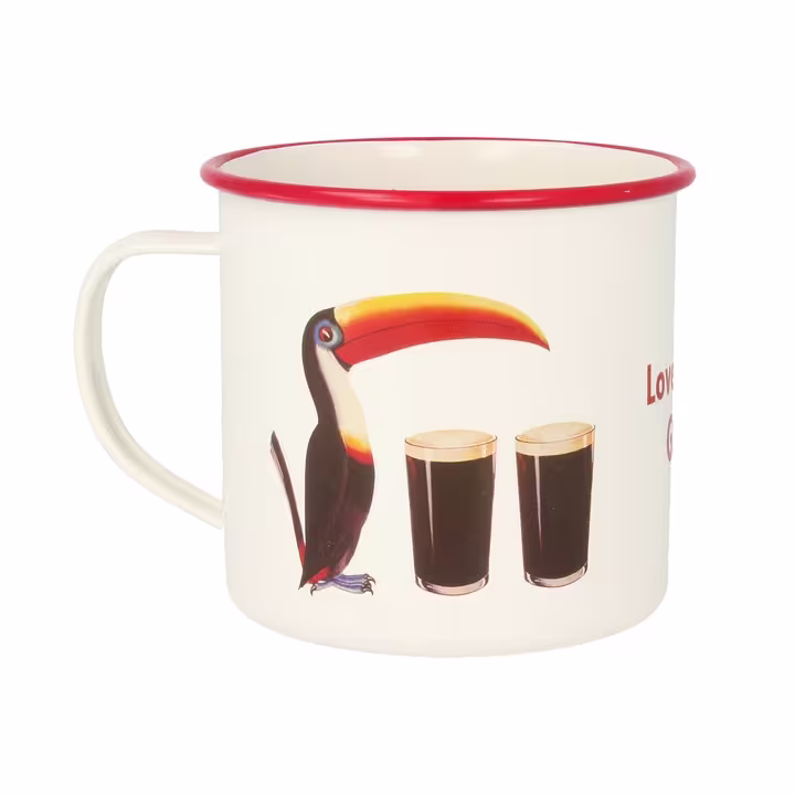 Guinness Gilroy Enamel Mug Toucan