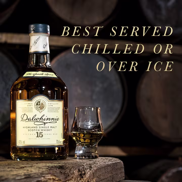Dalwhinnie 15 Years Old Single Malt Scotch Whisky Serve