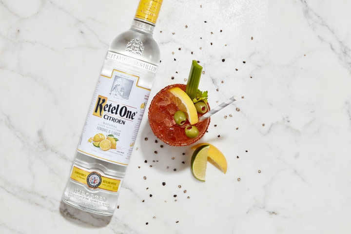 Ketel One Citroen Flavoured Vodka aerel view