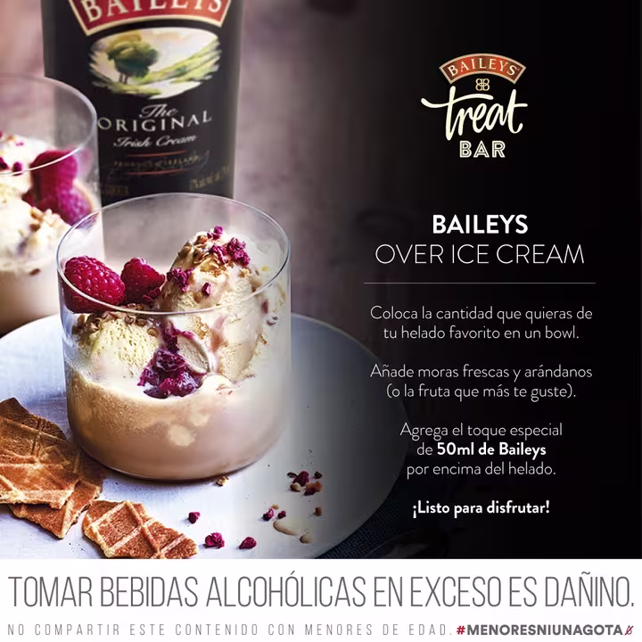 Licor de crema Baileys Irish Cream Original Botella 750 ml