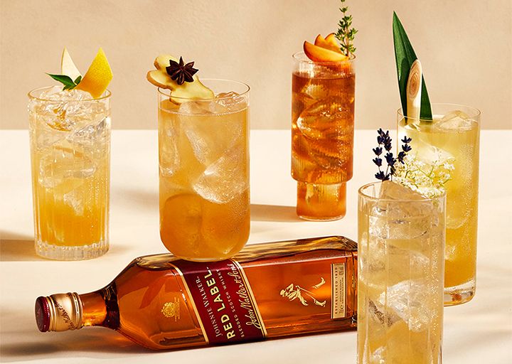 Johnnie Walker Red Label Whisky koktélok