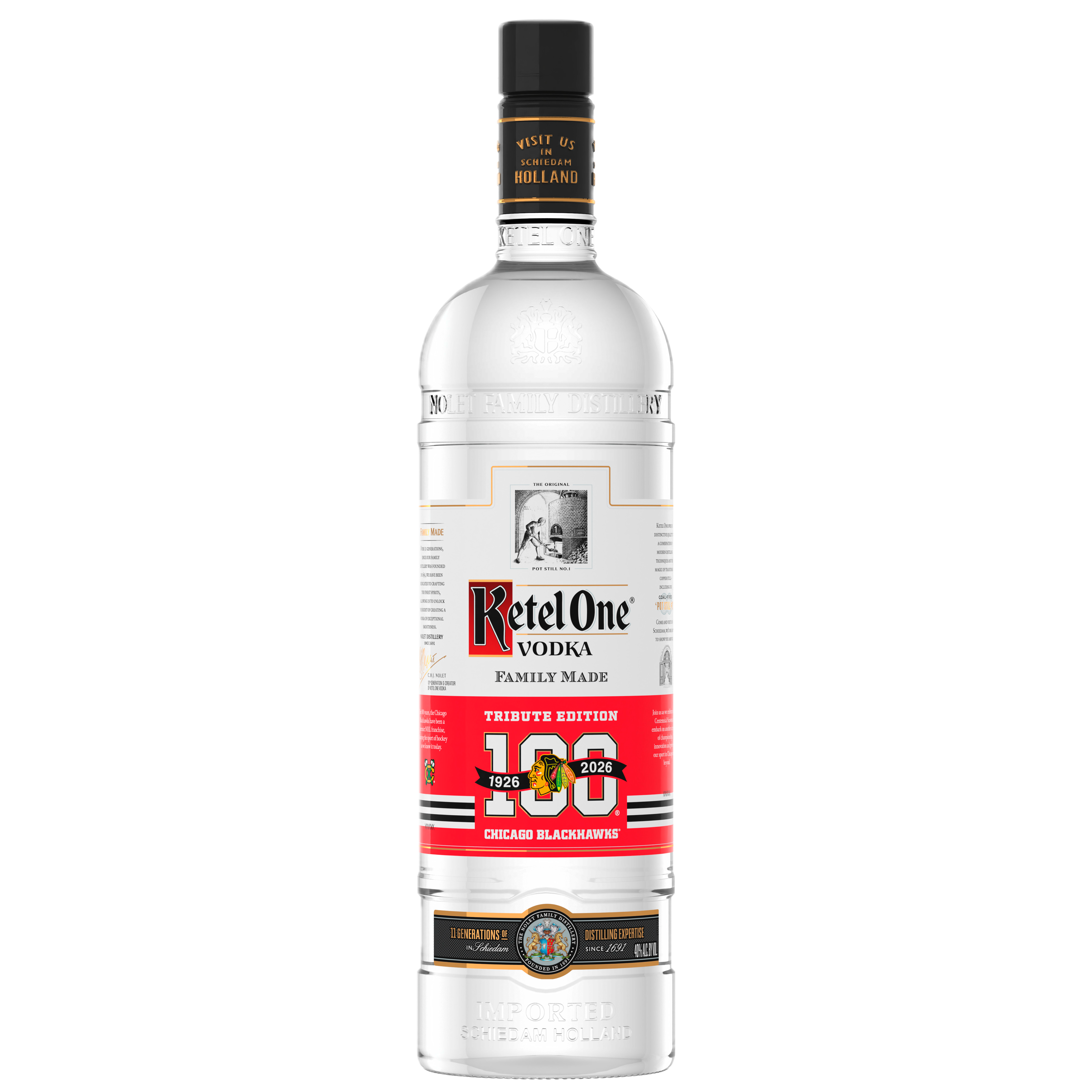 Ketel One Vodka Chicago Blackhawks Limited Edition Bottle | The Bar US