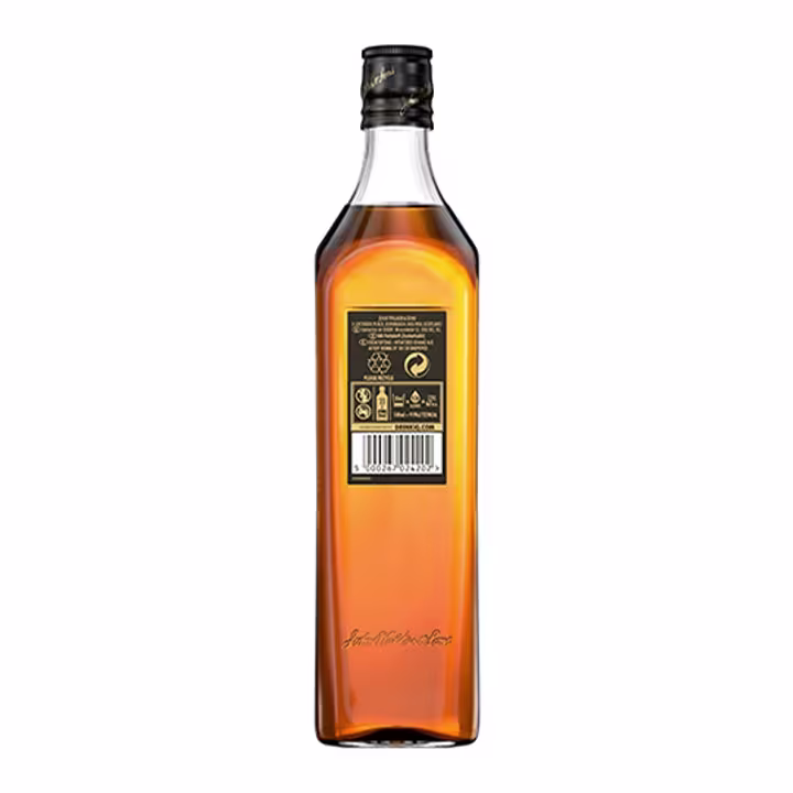 Johnnie Walker Black Label Blended Scotch Whisky Back