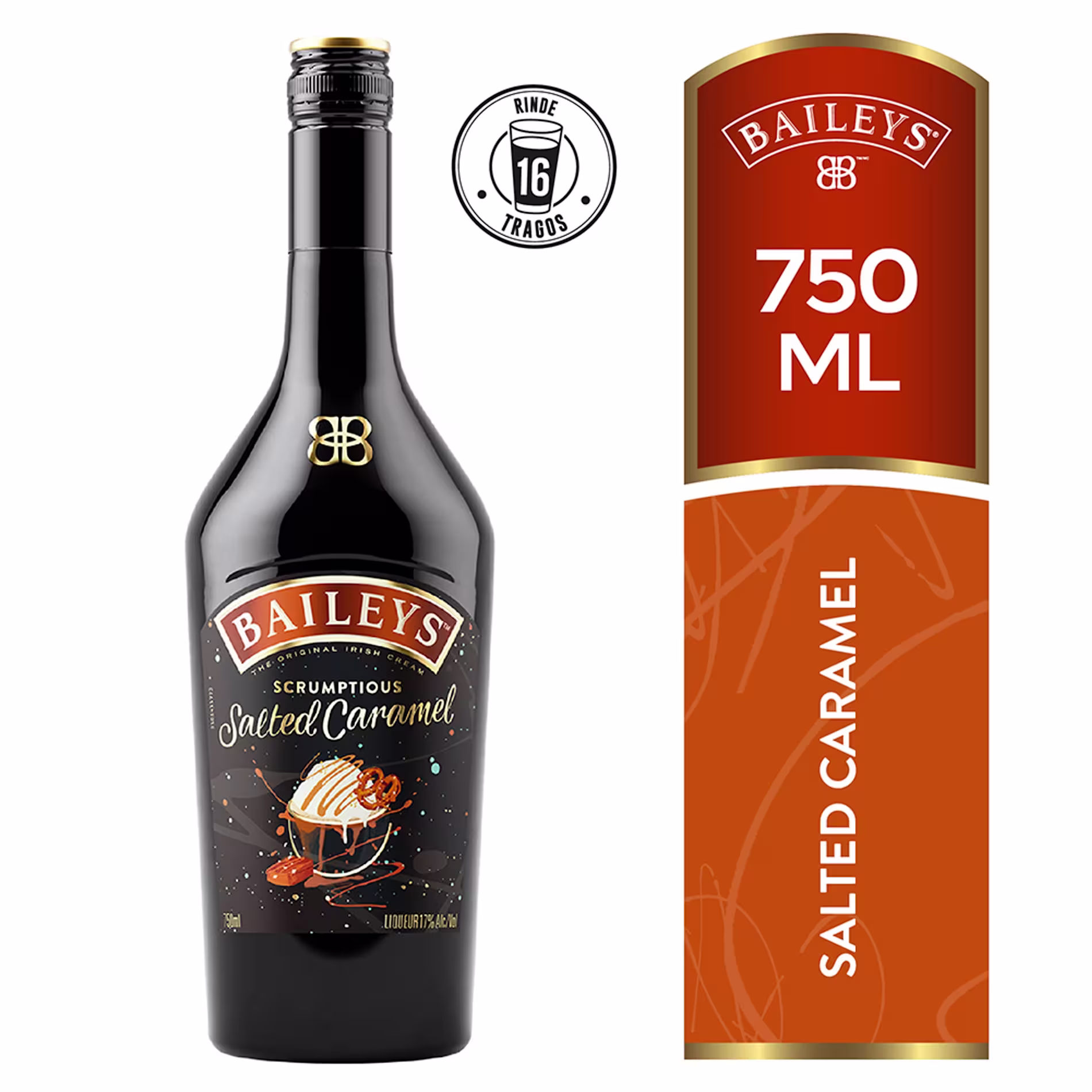 Licor de crema Baileys Salted Caramel Botella 750 ml