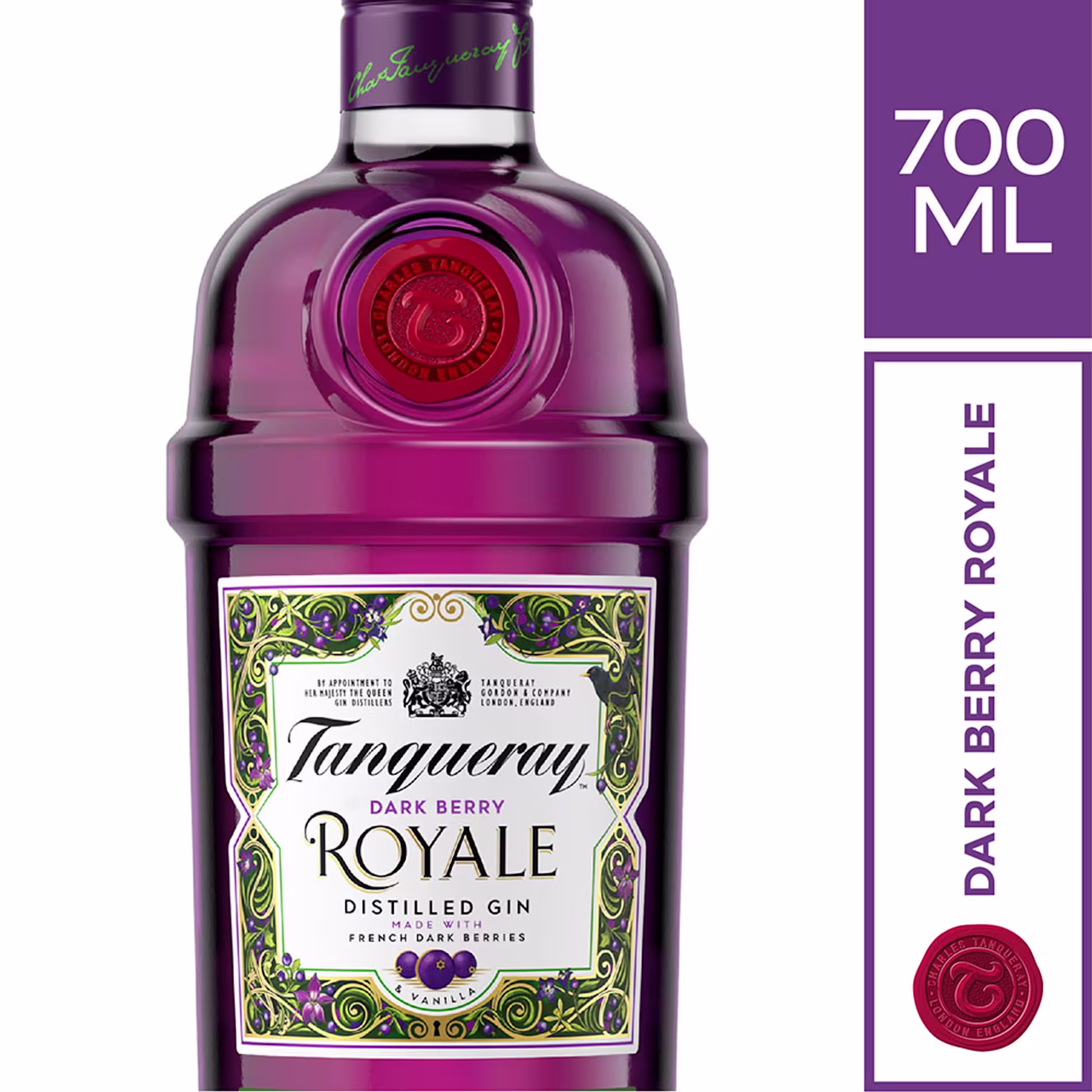 Gin Tanqueray Royale Dark Berry Botella 700ml