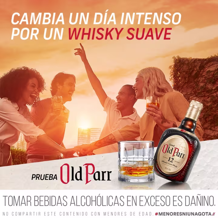 Whisky Old Parr 12 Años Botella 750ml