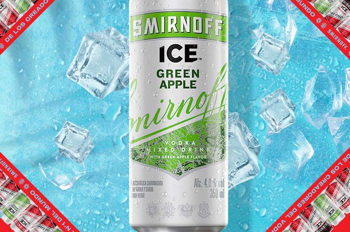 Lata Smirnoff Ice Green Apple