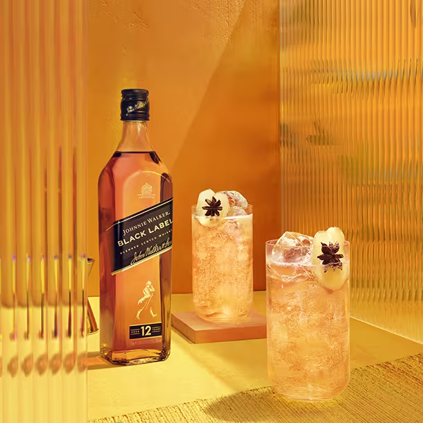 Johnnie Walker Black Label & Ginger Ale