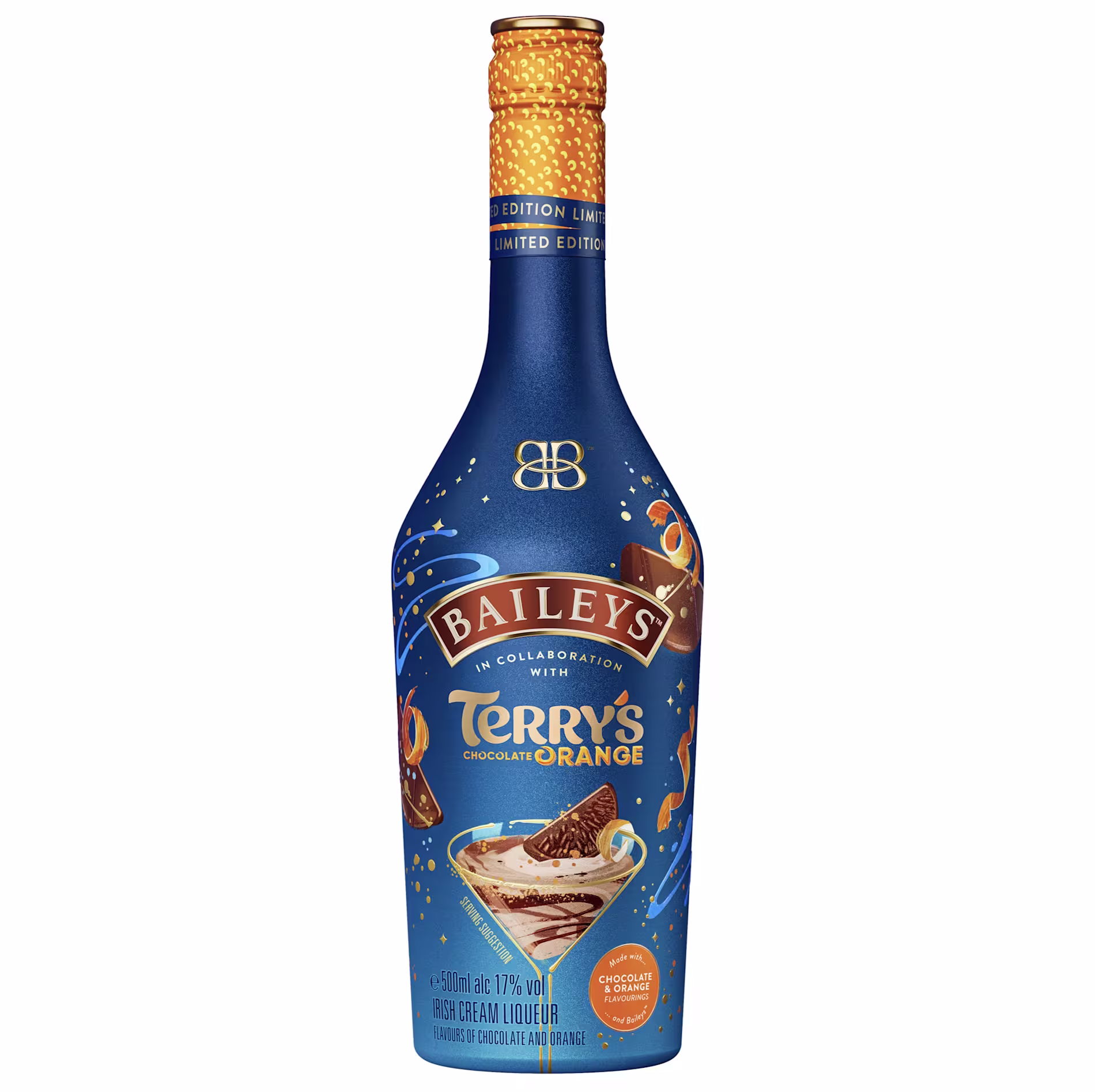 Baileys Terry's Chocolate Orange Liqueur, 50cl Bottle Front