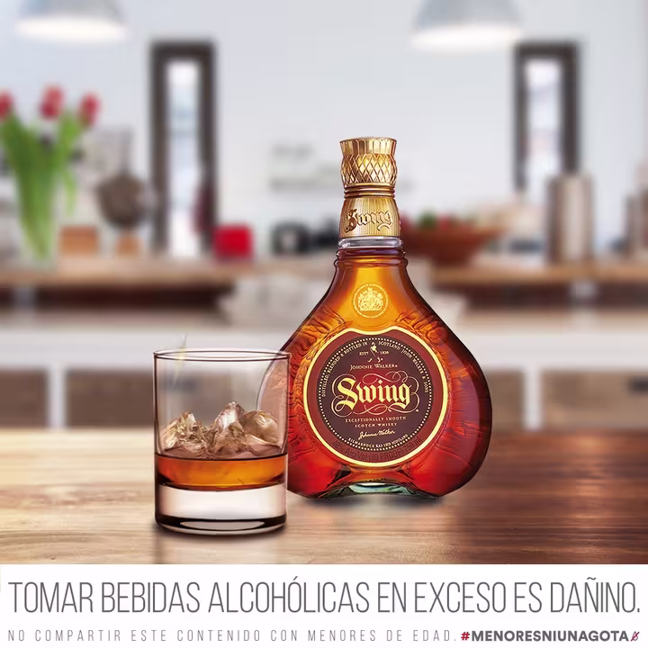 Whisky Johnnie Walker Swing Botella 750ml