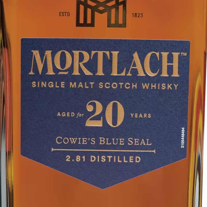 Mortlach 20 Year Old Single Malt Scotch Whisky close up