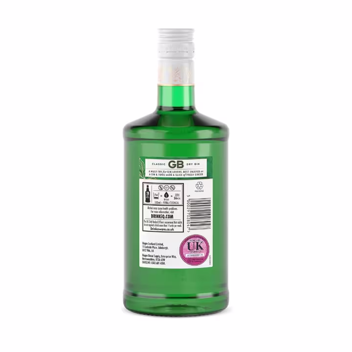 Chase GB Gin Bottle Back