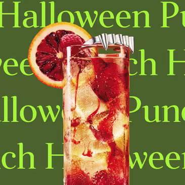 Halloween Punch mocktail 
