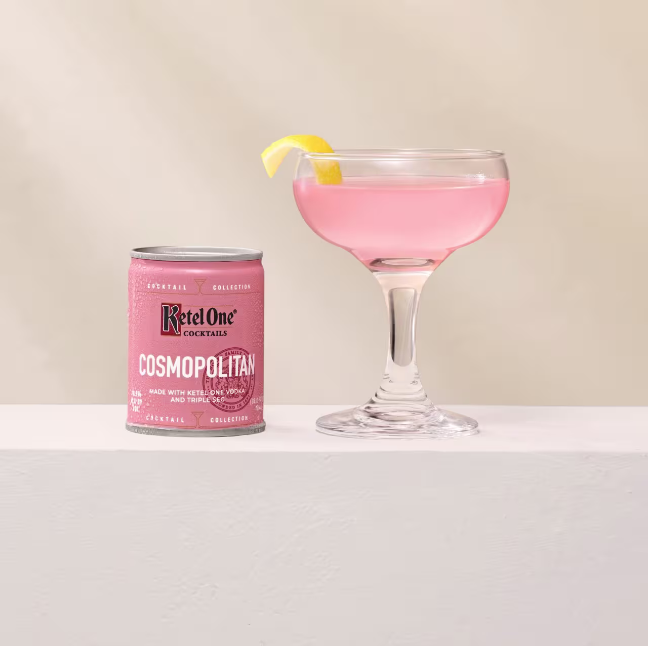 The Cocktail Collection Mini 100ml Cans Ketel One Cosmopolitan