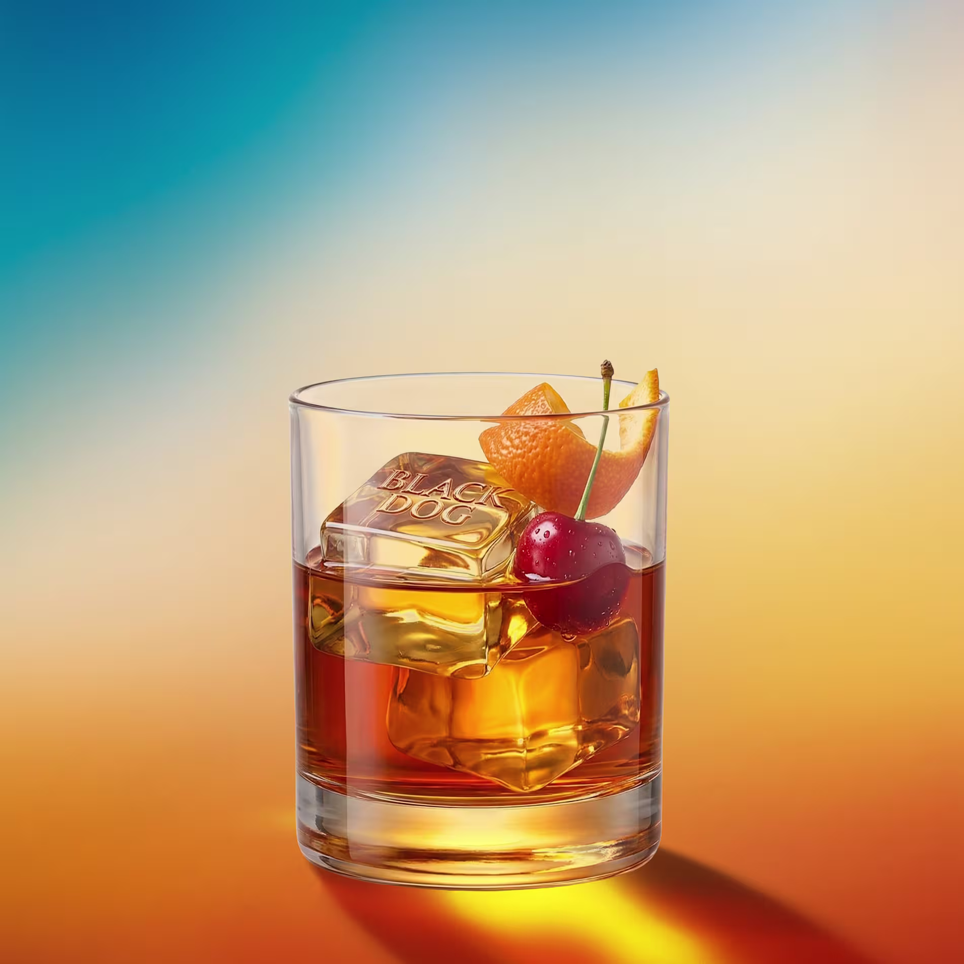 Smoked Maple Old-Fashioned Cocktail - Alt Text