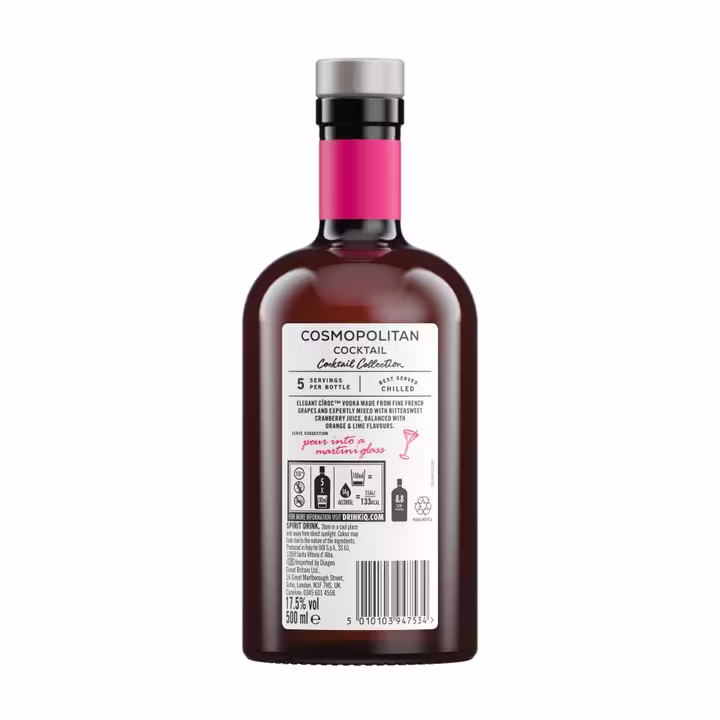 Cîroc Cosmopolitan Cocktail, 50cl back