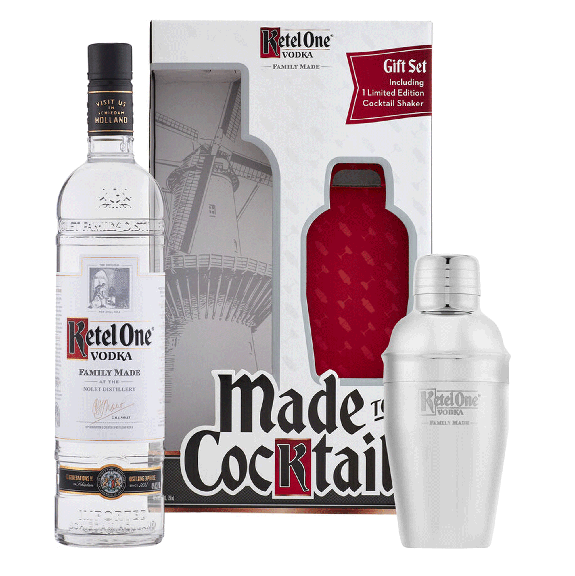 Vodka Bottle and Cocktail Shaker Bundle | The Bar US