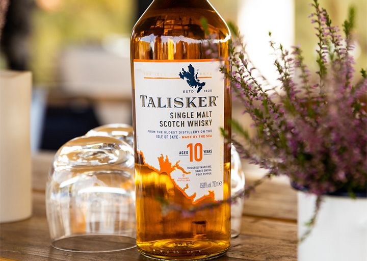 Talisker 10 Year Old Single Malt Scotch serve