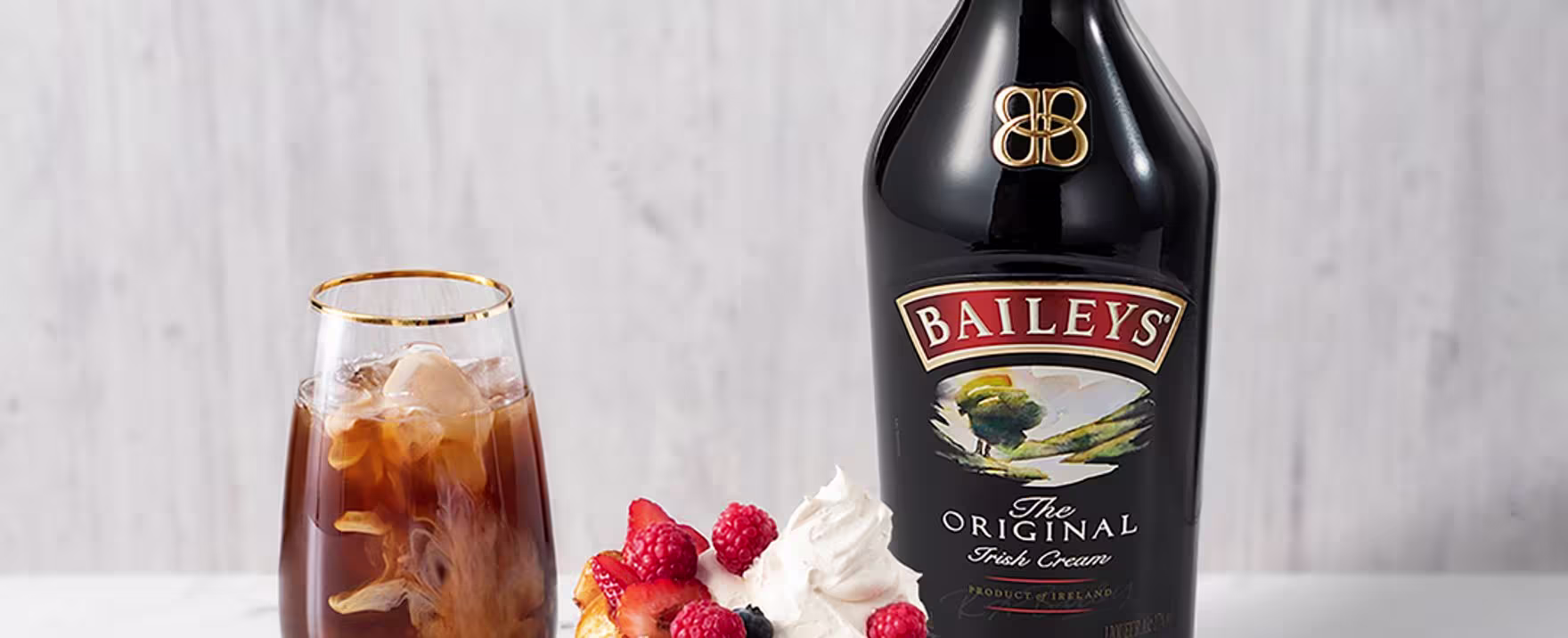 Baileys Irish Cream & Coffee served with decadent French toast