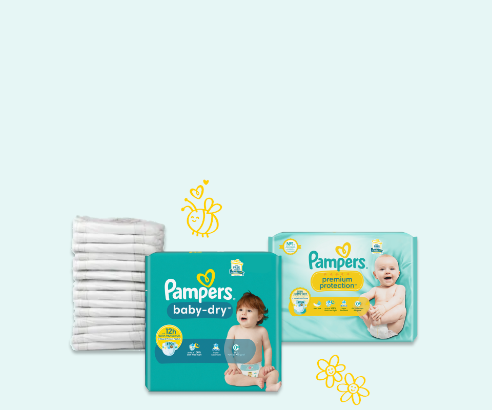 Pampers Baby-Dry und Pampers Premium Protection