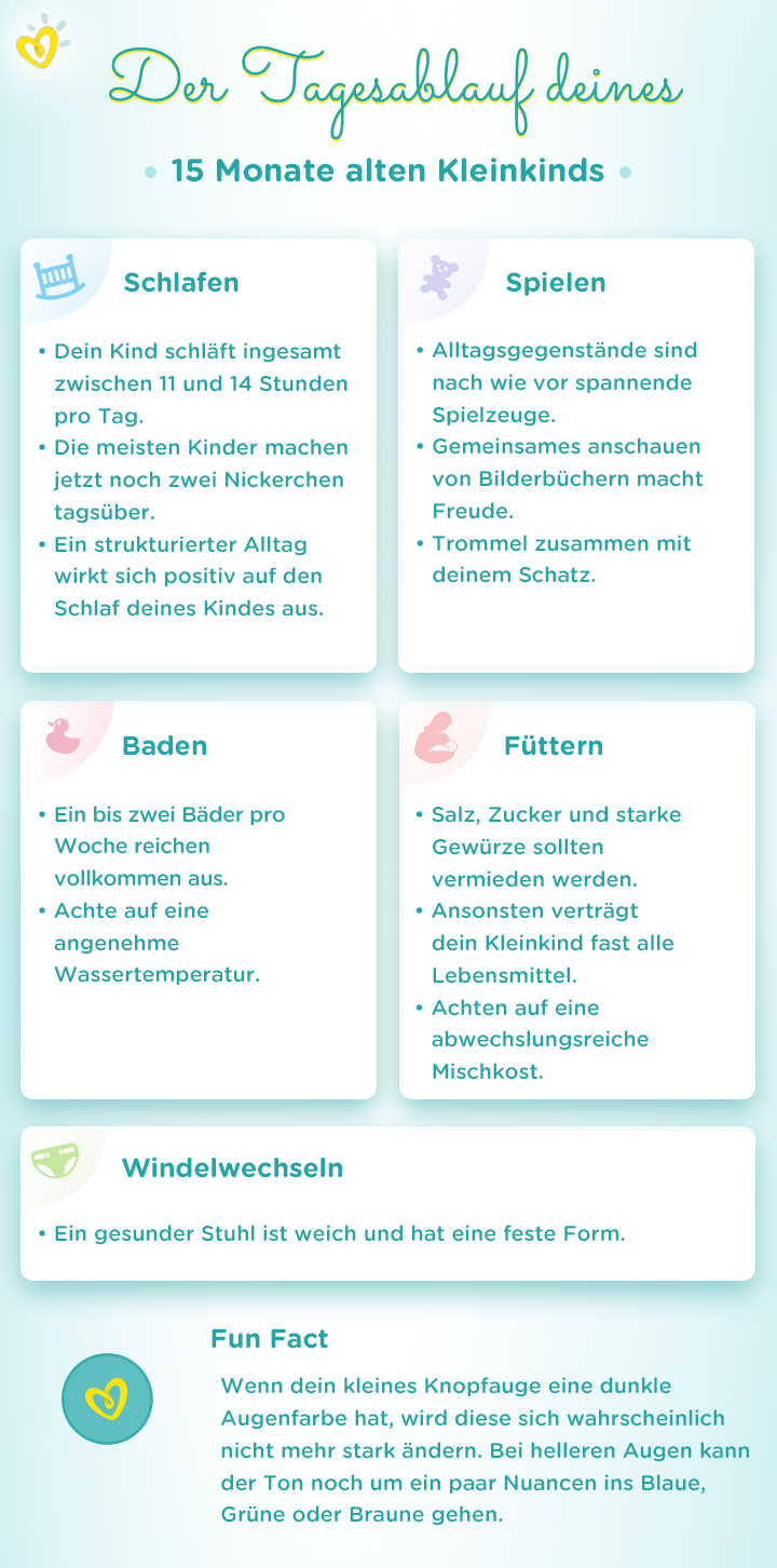 Tagesablauf 15. Monat Tagesablauf 15. Monat