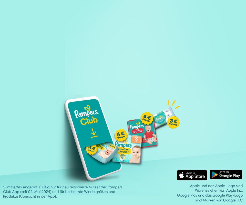 Mit Pampers Club Willkommens-Coupon sichern