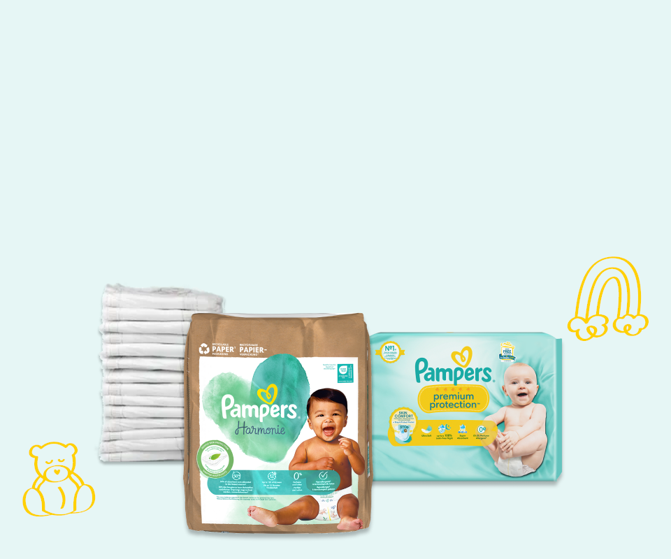 Pampers Harmonie und Pampers Premium Protection