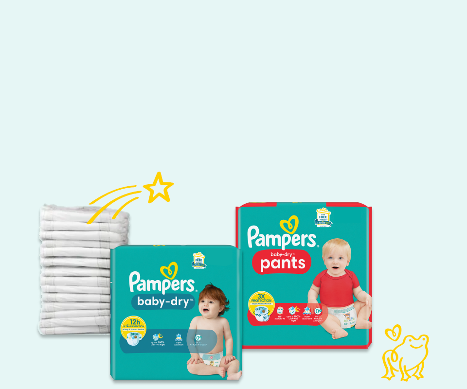 Pampers Baby-Dry und Pampers Baby-Dry Pants