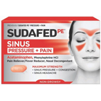 SUDAFED PE® Sinus Pressure + Pain.