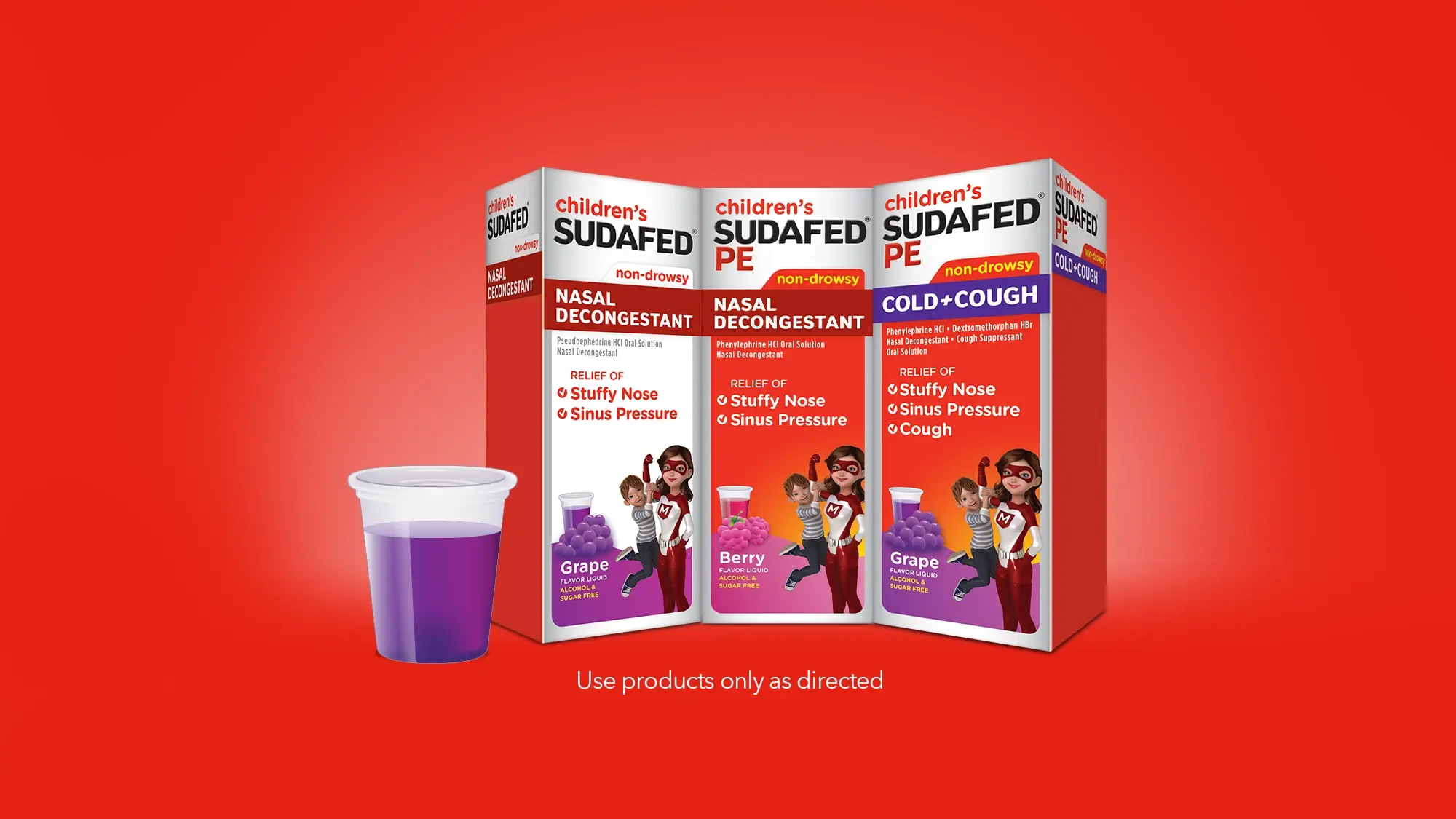Sudafed Liquid Form Products