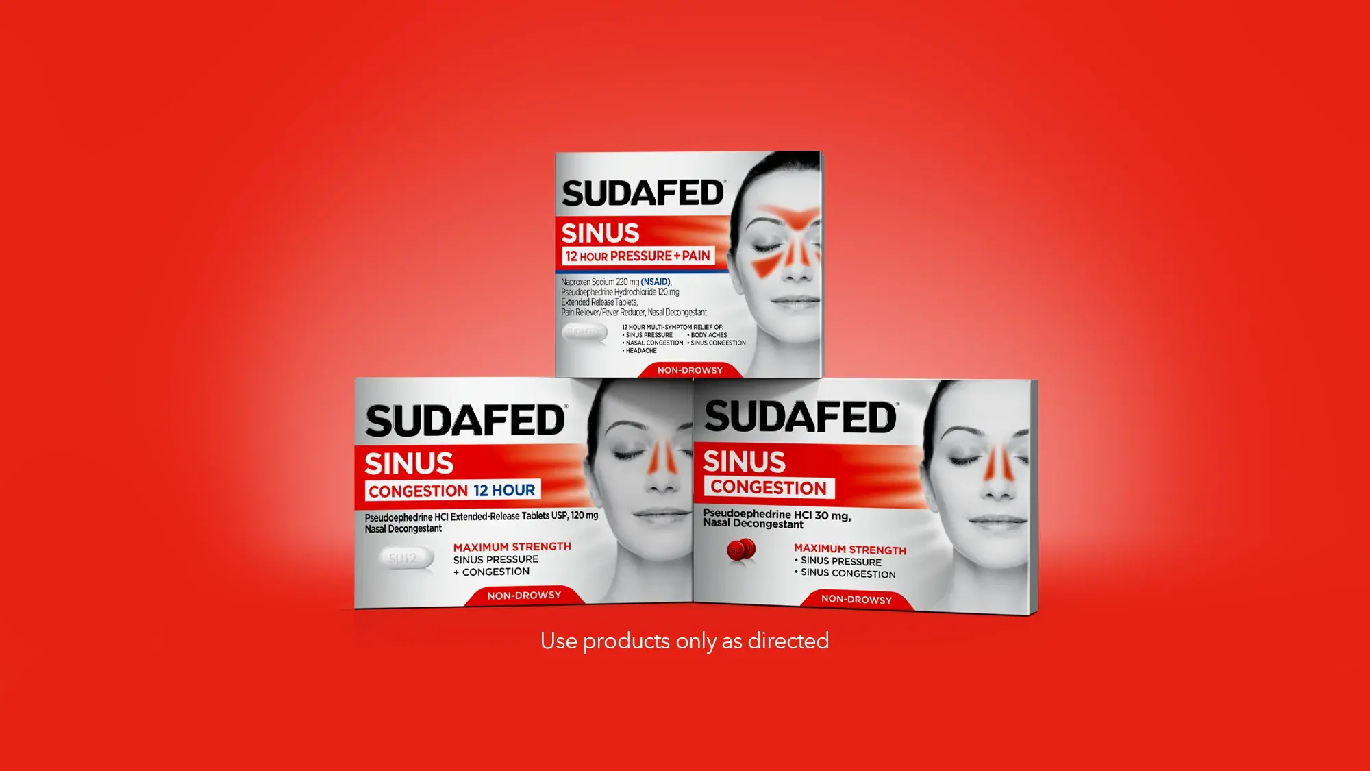 Sudafed Tablets & Caplets Products