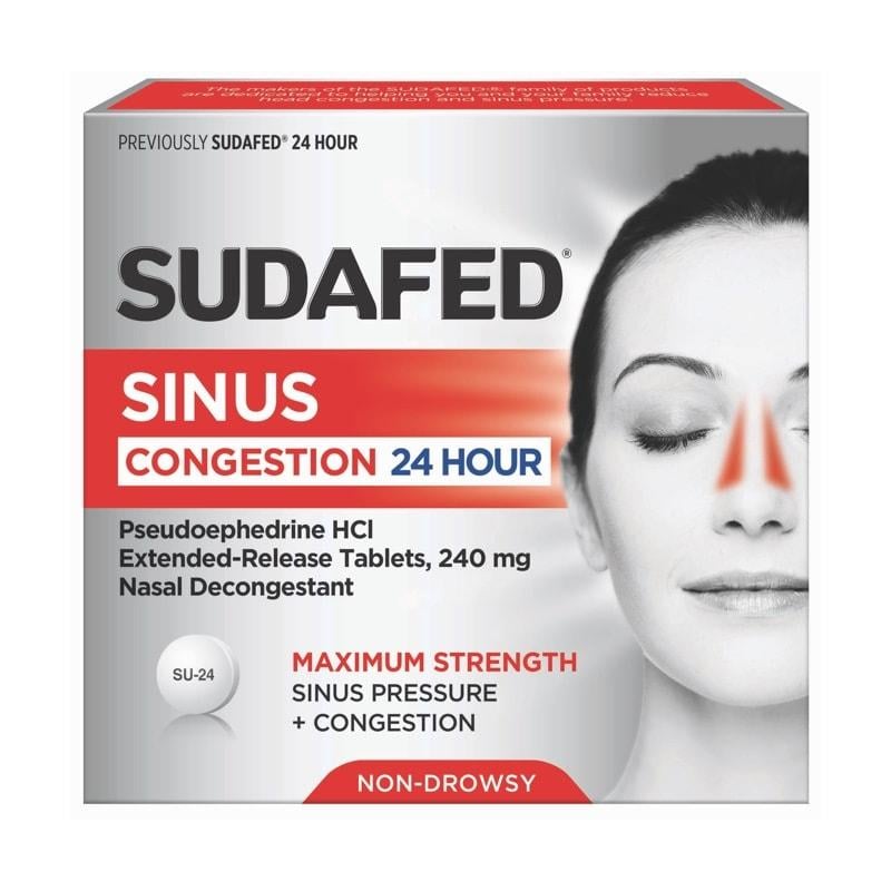 SUDAFED® Sinus Congestion 24 Hour - Image 1