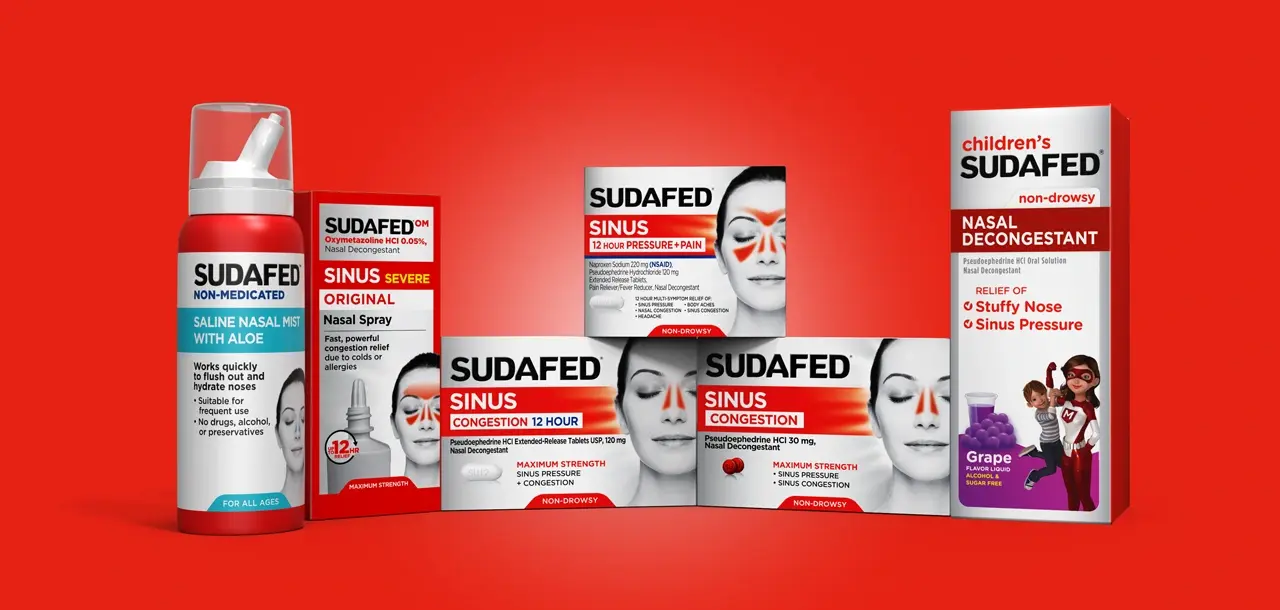 SUDAFED® Sinus Products