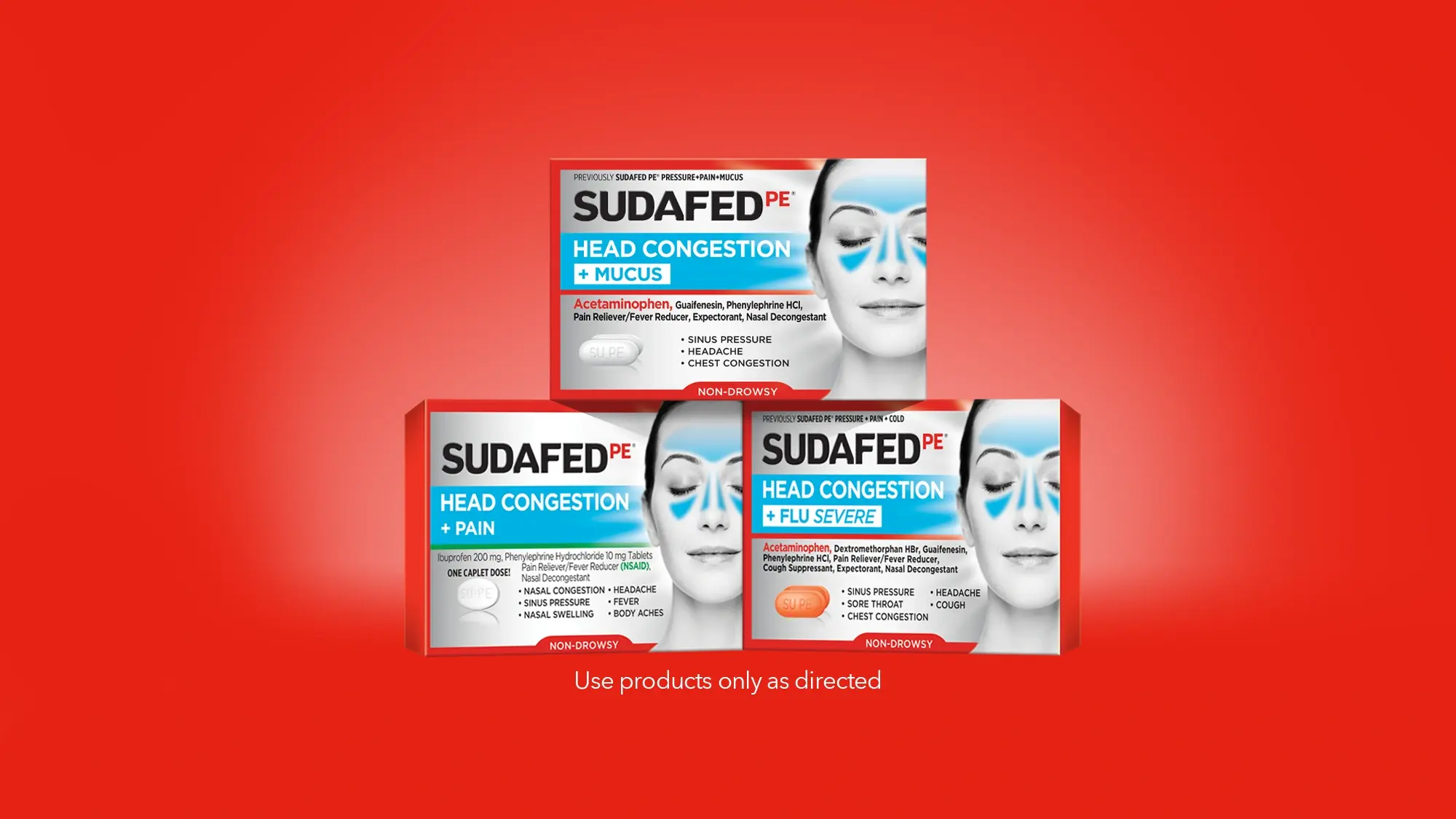 Sudafed Head Congestion Products