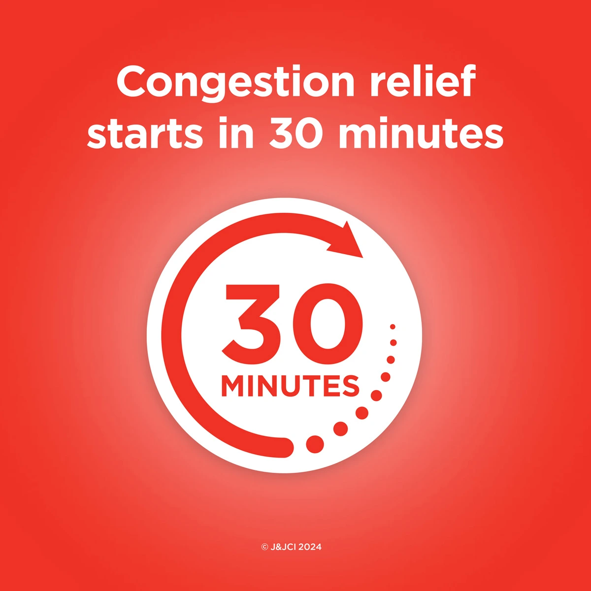 Congestion relief starts in 30 minutes