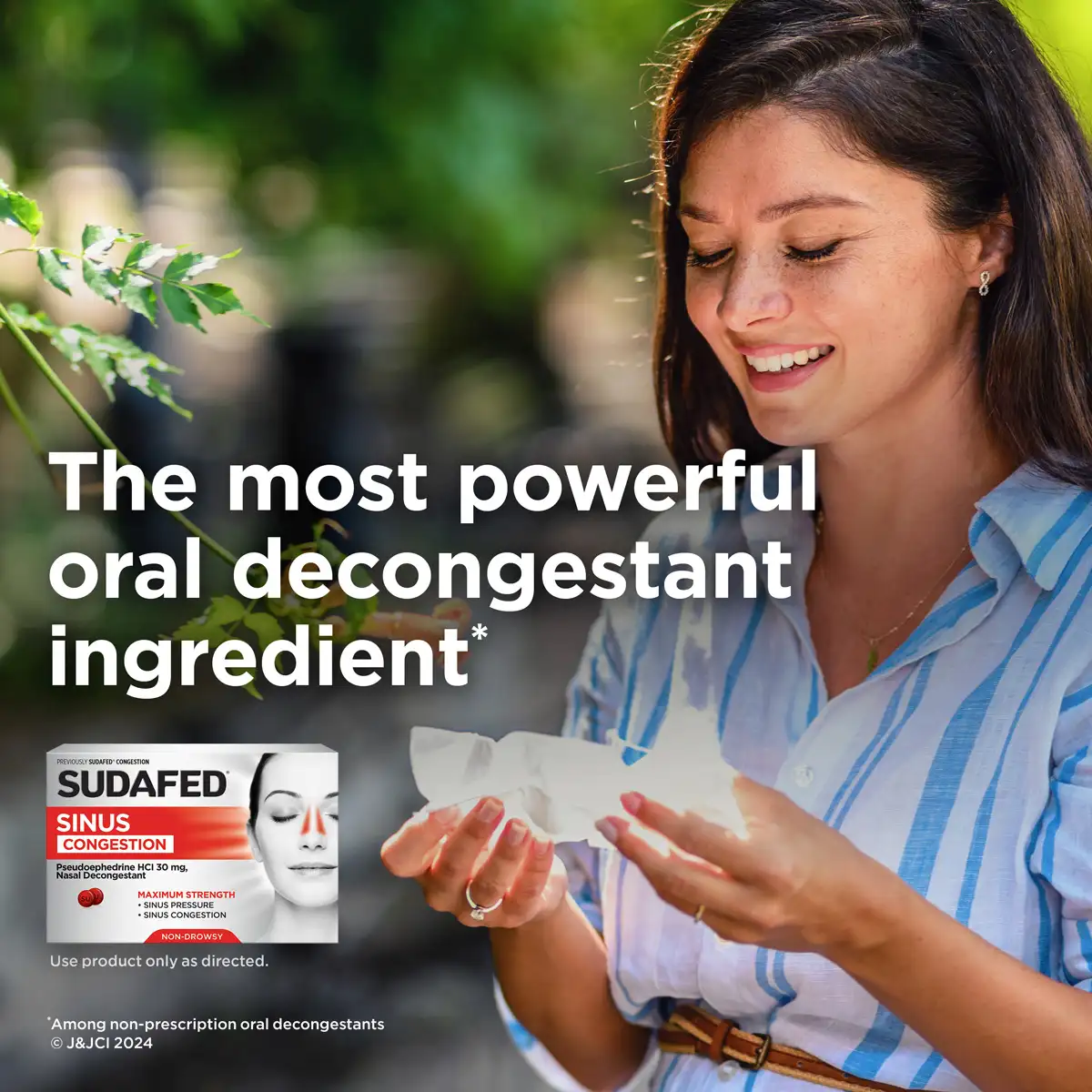 The most powerful oran decongestant ingredient - Sudaed Sinus Congestion