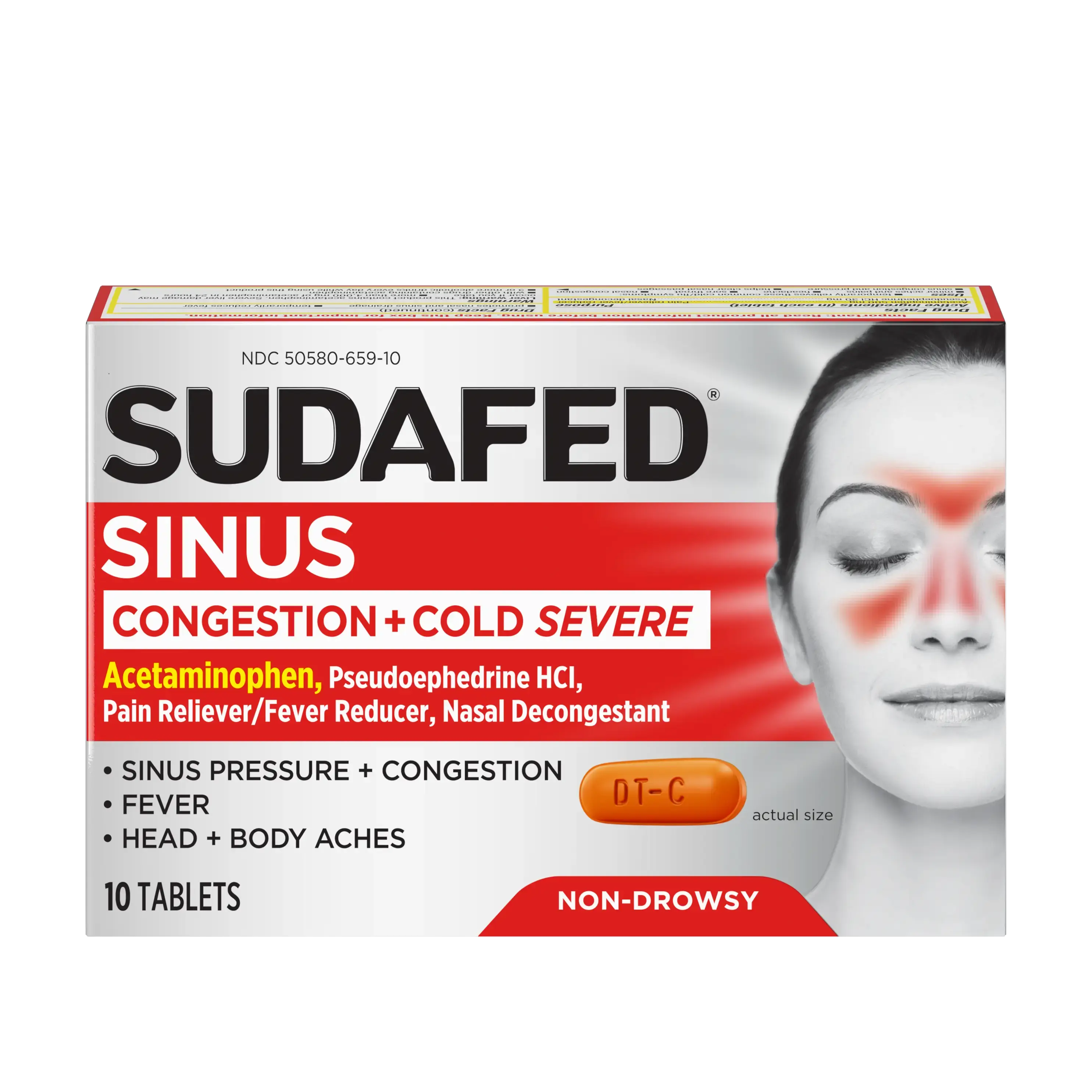 SUDAFED® Sinus Congestion + Cold Severe Day