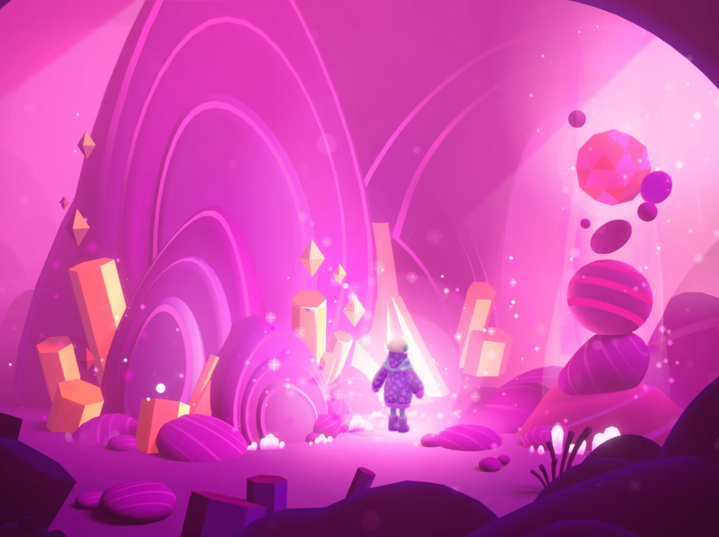 Kotex - Period planet - Crystal cave image 2