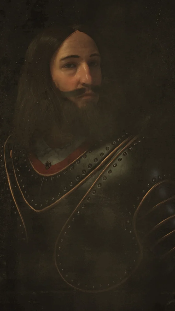 Recreation of painting of Georg Reichwein