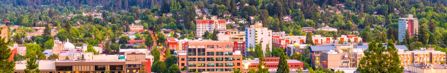 A picture of Eugene, Oregon