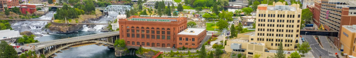 A picture of Spokane, WA