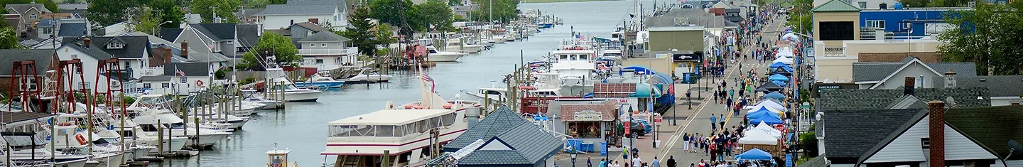 Aerial View of Freeport, Long Island